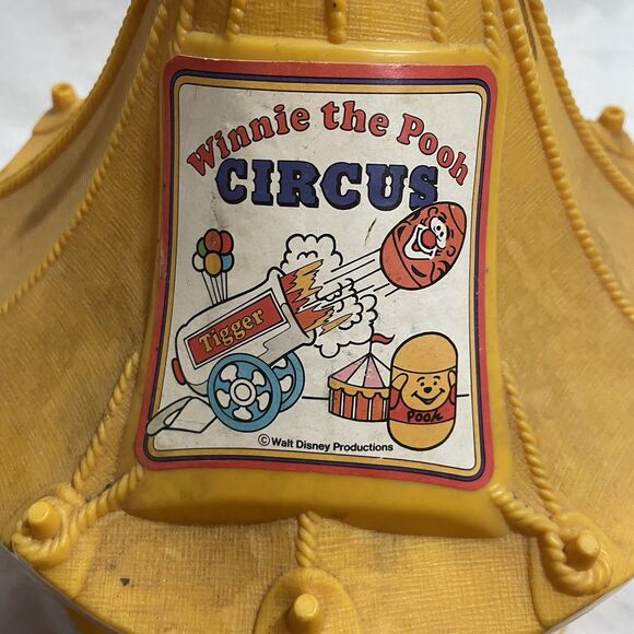 Vintage 1977 Disney Weebles Winnie The Pooh Circus Flawed only tent - Picture 3 of 15